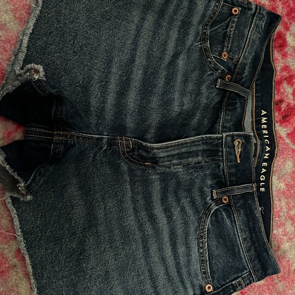 American Eagle Outfitters Dark Blue Jean Shorts